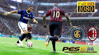 Derby MILAN 2006!!! Inter Milan vs Ac Milan - PES 6 Patch!!