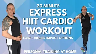 20-MIN LOW-IMPACT HIIT WORKOUT (cardio for fast weight loss, full body toning, belly fat burn + abs)