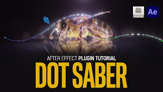 After Effects Saber Plugin Tutorial Shiny Dot Line
