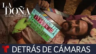 La Doña 2 | Detrás de cámaras de la muerte de Mauricio Preciado | Telemundo