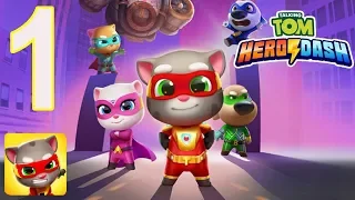 Talking Tom Hero Dash - Gameplay Walkthrough Part 1 (iOS, Android)