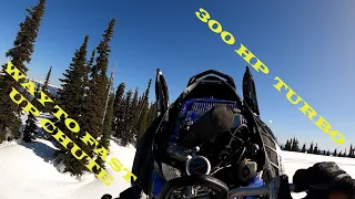 300hp turbo apex's climbing chutes in BC Round #1