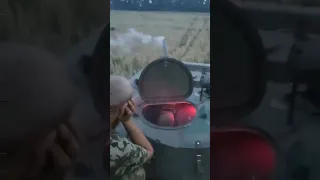 Interesting footage of Ukrainian BMP 1 gunner || Ukraine Russia War