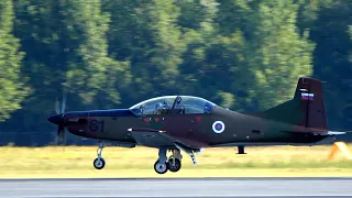 Slovenian Air Force PC-9 Demo Kecskemét [4K]