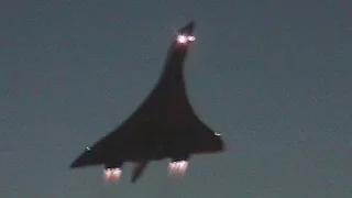 Concorde Takeoff BA001 17 Oct 2003 @ Dusk LHR JFK