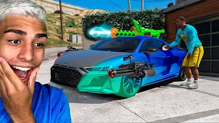 TUDO QUE EU ATIRAR É MELHORADO NO GTA 5!