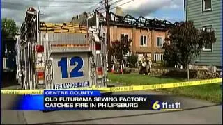 Old factory fire under investigating in Centre Co.