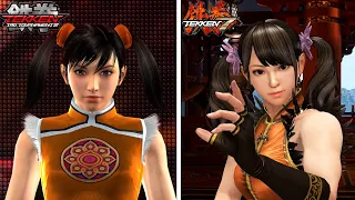 TEKKEN 7 - ALL CHARACTERS COMPARISON - TEKKEN TAG TOURNAMENT 2 vs TEKKEN 7