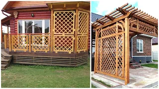 Terraces, gazebos, verandas attached to the house and garden furniture for them!