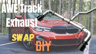 2021 BMW 330i AWE Exhaust Track kit DIY