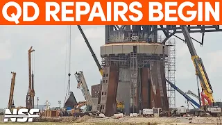 Repairs Begin on Starship's Quick Disconnects | SpaceX Boca Chica