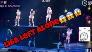 LISA Left ALONE Due To Stage Malfunction In Hamilton - CLOSE VIDEO - #BLACKPINK