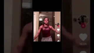 girl throws man into fridge