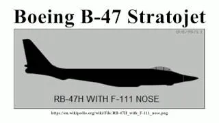 Boeing B-47 Stratojet