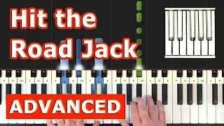 Ray Charles - Hit the Road Jack - Piano Tutorial Easy - Sheet Music (Synthesia)