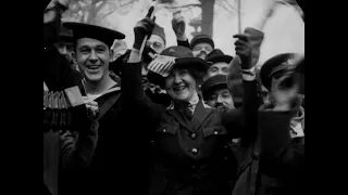 49 Nov 11, 1918   Scenes in Paris, France on Armistice Day restored w  added sound