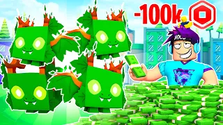 How Many HUGE Wyverns Can You Hatch with 100,000 Robux in Pet Sim X?!