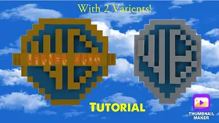 How To Make The Warner Brothers Pictures Logo In Minecraft (With 2 Variants)
