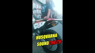 Husqvarna FE 350 Soundcheck FMF exhaust