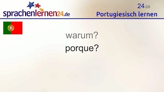 Portugiesisch lernen (Teil 3)