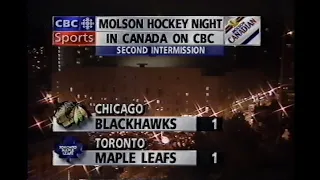 CBC - Hockey Night In Canada - 1993-10-09 - Blackhawks @ Leafs 15 minutes of 2nd Period & More