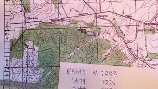 Plotting UTM coordinates, Calculating bearing, and measuring distance