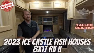 2023 Ice Castle Fish Houses 8x17 RV II Edition with Large Bathroom and Tall Ceiling