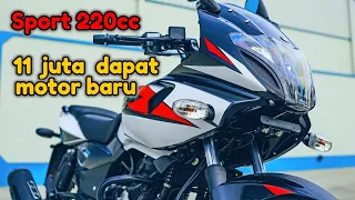 Sport 220cc 11 juta kondisi baru..Hanya di indonesia!!