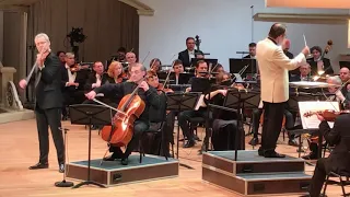 Repin and Stradivarius violin, Rudin and cello Villaume, Pletnev and RNO perform the Brahms Concerto