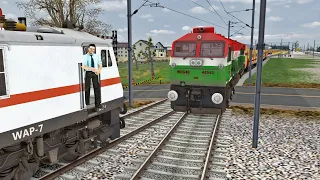 TWO TRAINS AT SAME TRACK DUE to TRACK FAULT -:- Emergency STOP - Train Simulator