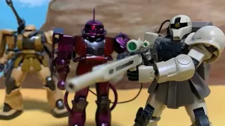 ガンプラコマ撮り『奇襲大作戦』  gunpra stop motion 『Surprise operation』ガンダム