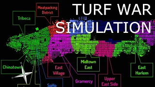 Turf War Simulation: Manhattan