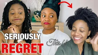 MISTAKES I regret doing to my NATURAL HAIR