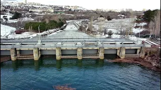 Мост ушёл ПОД ВОДУ, Симферопольское водохранилище БЫСТРОЕ наполнение, вода в Крыму. Крым 2022