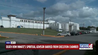 Oklahoma death row inmate sues after spiritual advisor is barred from execution chamber