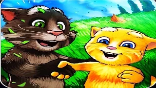 Говорящий рыжий кот Джинджер 2  #10 Открываем пазлы  Мультик игра для детей  #Мобильные игры