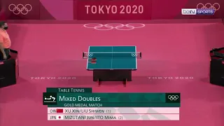 Japan 43 China  Table Tennis Mixed Doubles  Tokyo 2020 Olympics Highlights