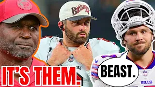 Buccaneers BOMBSHELL! Baker Mayfield BLAMES Bucs for NO CONTRACT?! Josh Allen SPEAKS on Mayfield!