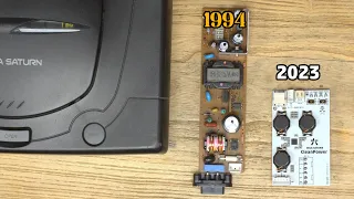 USB-C Powered Sega Saturn !? (RetroSix CleanPower)