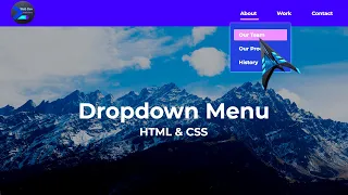 🎥 Simple Dropdown Menu Bar | HTML & CSS🙌