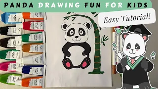 Easy Panda Drawing Tutorial for Kids | Panda Step-by-Step Guide | Fun and simple #pandadrawing
