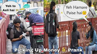 Picking Up Money Prank On Stranger🔥 Epic Reactions🤪 Zia Kamal