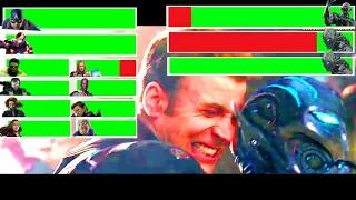 Avengers: Age of Ultron Final Battle with healthbars