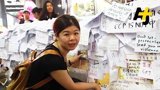 The Occupy Central Protesters Of Causeway Bay, Hong Kong