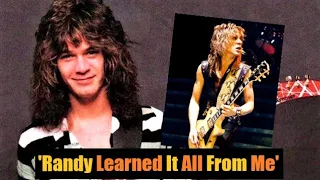 Eddie Van Halen Interview 1982 | 'Randy Rhoads Learned It All From Me'