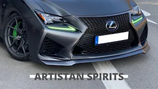 Installing Lexus RC F Artisan Spirits Front Lip Without Bumper Removal