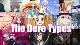 All -Dere Types in Anime and Manga