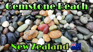 Gemstone Beach, New Zealand 🇳🇿 😱 Grabe ang Gaganda ng mga bato dito.