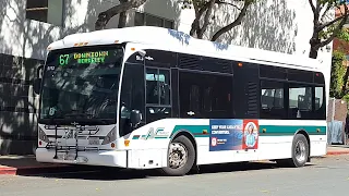 (Full Loop) AC Transit: 2008 Van Hool A300K #5113 on Route 67