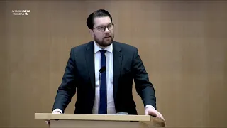 Jimmie Åkesson: Ser inte regeringen vad det är som händer i det här landet?